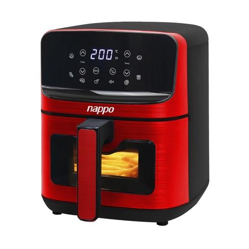 FREIDORA SIN ACEITE DIGITAL NAPPO 4,5L ROJA NEF-213